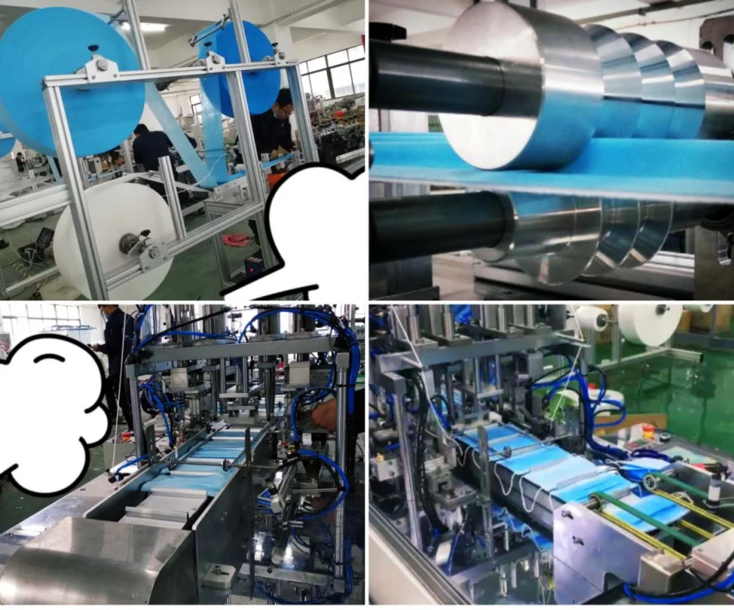 High Quality Disposable Non-Woven Flat Mask Forming Machine